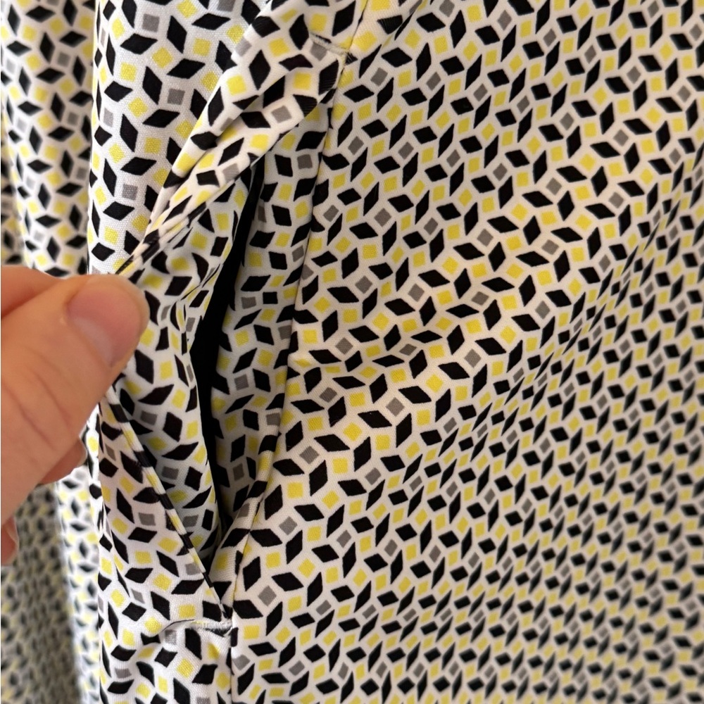 NWT Greg Norman Women's Florence Cap Sleeve Faux Wrap Dress Size Small - Picture 7 of 14